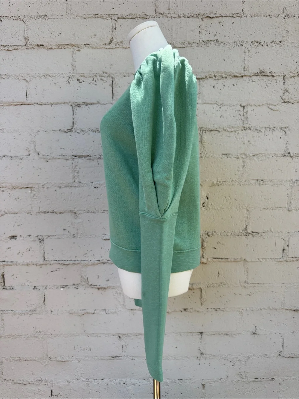 Ulla Johnson Philo Sweatshirt Turquoise Size S